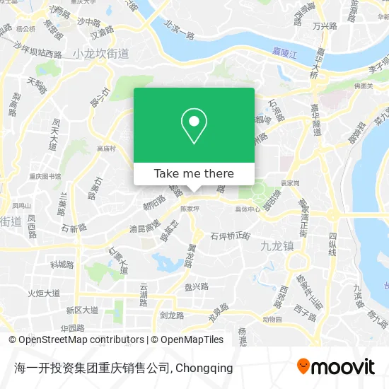 海一开投资集团重庆销售公司 map