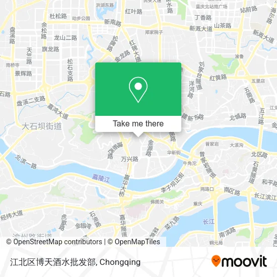 江北区博天酒水批发部 map