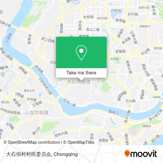 大石坝村村民委员会 map