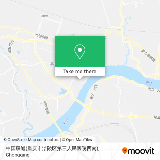 中国联通(重庆市涪陵区第三人民医院西南) map