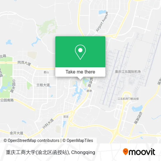 重庆工商大学(渝北区函授站) map