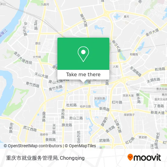 重庆市就业服务管理局 map
