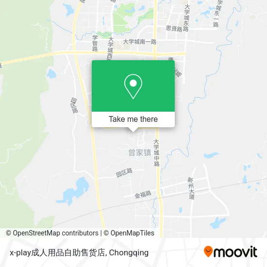 x-play成人用品自助售货店 map