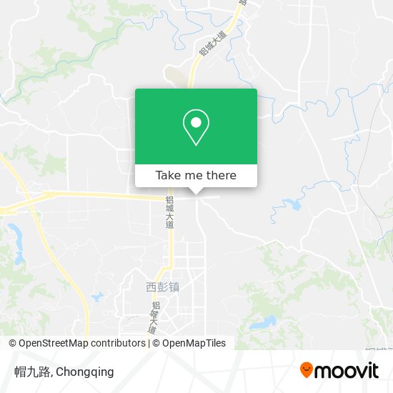 帽九路 map
