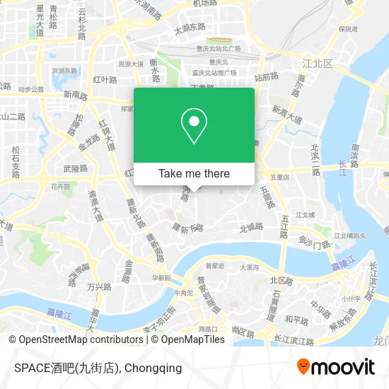 SPACE酒吧(九街店) map