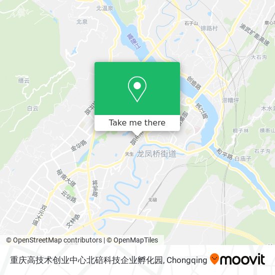重庆高技术创业中心北碚科技企业孵化园 map