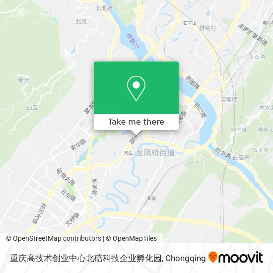 重庆高技术创业中心北碚科技企业孵化园 map