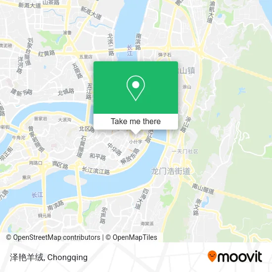 泽艳羊绒 map