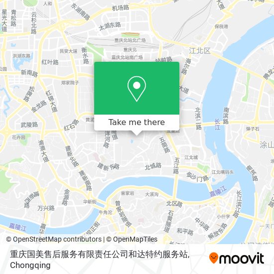 重庆国美售后服务有限责任公司和达特约服务站 map