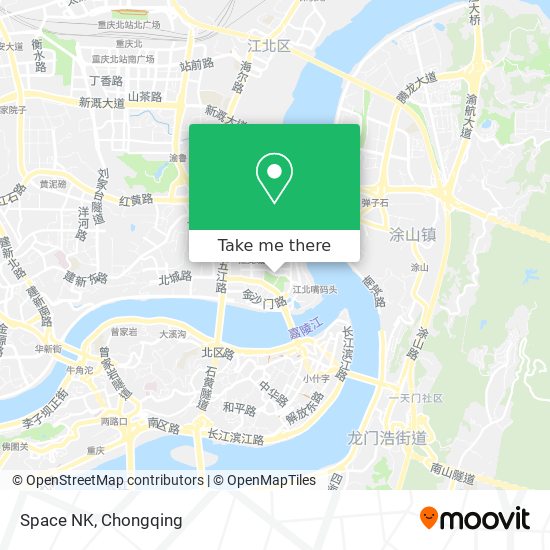 Space NK map