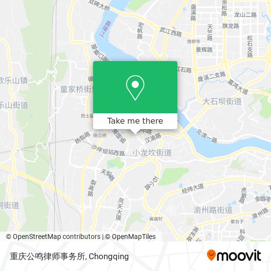 重庆公鸣律师事务所 map