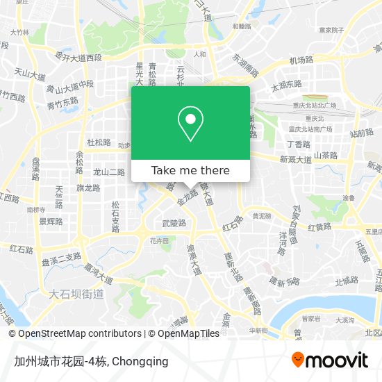 加州城市花园-4栋 map