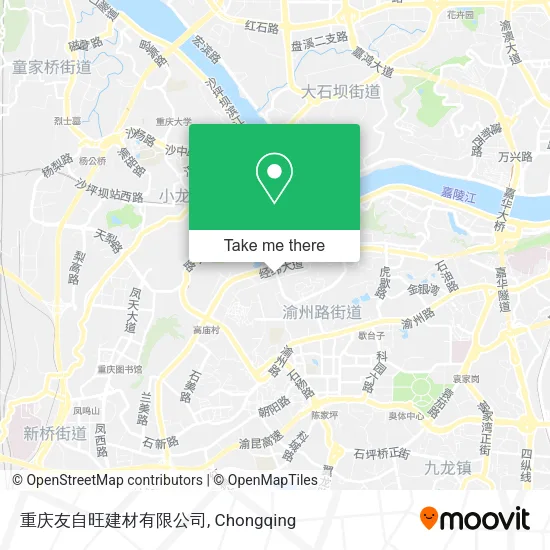 重庆友自旺建材有限公司 map