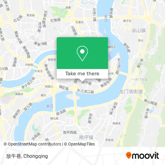 放牛巷 map