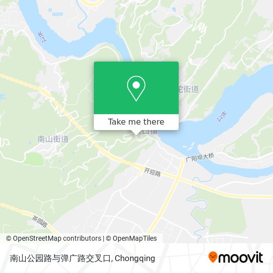 南山公园路与弹广路交叉口 map