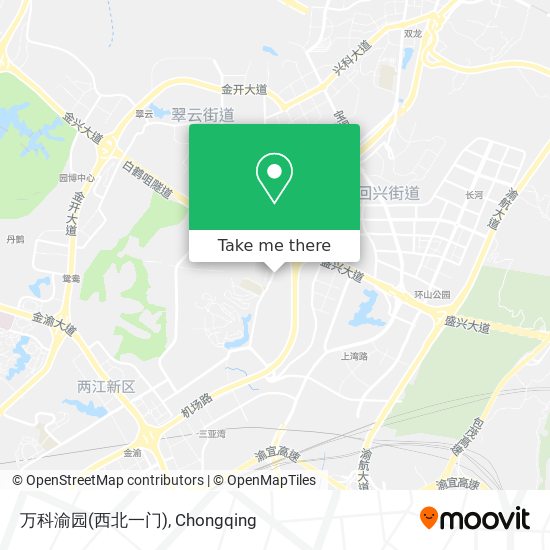 万科渝园(西北一门) map