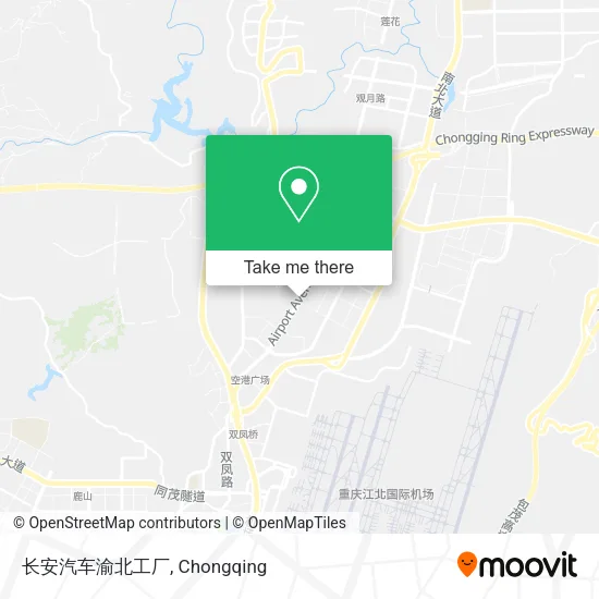 长安汽车渝北工厂 map