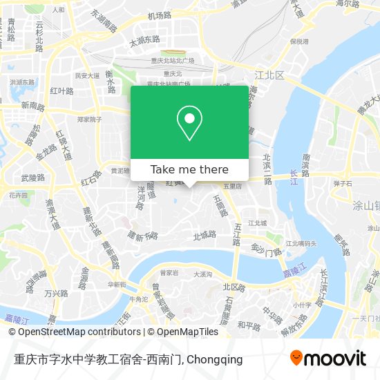 重庆市字水中学教工宿舍-西南门 map