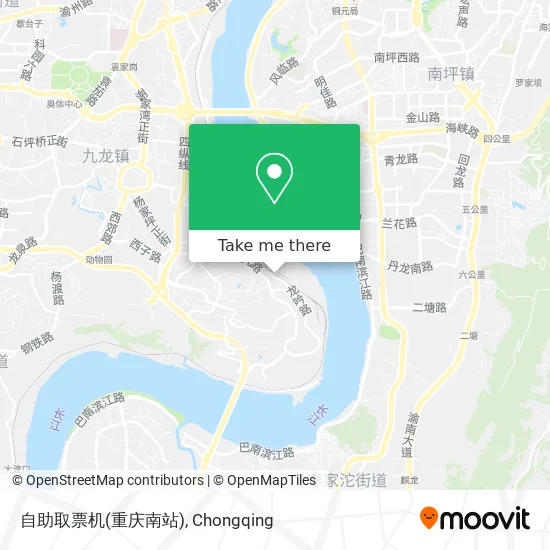 自助取票机(重庆南站) map