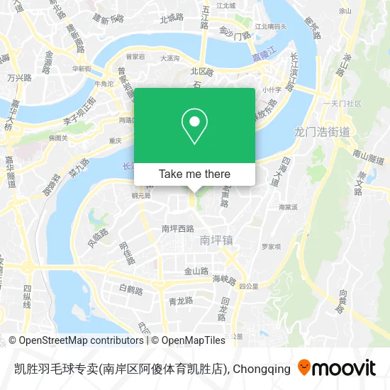 凯胜羽毛球专卖(南岸区阿傻体育凯胜店) map