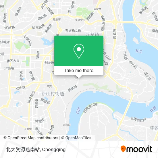 北大资源燕南站 map