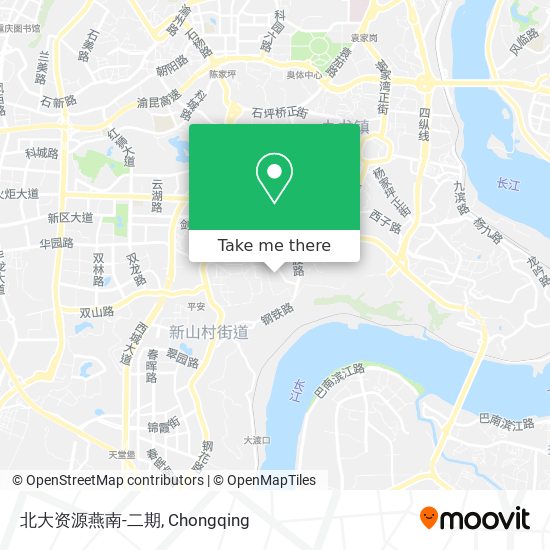 北大资源燕南-二期 map