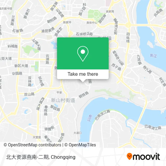 北大资源燕南-二期 map