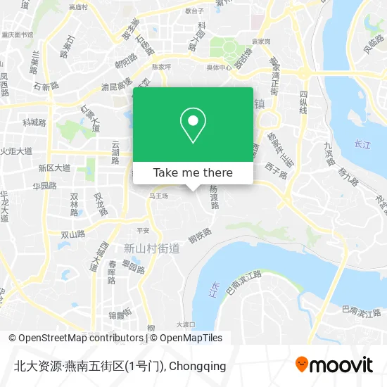 北大资源·燕南五街区(1号门) map