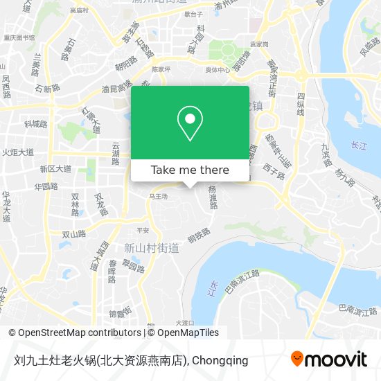 刘九土灶老火锅(北大资源燕南店) map