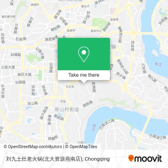 刘九土灶老火锅(北大资源燕南店) map