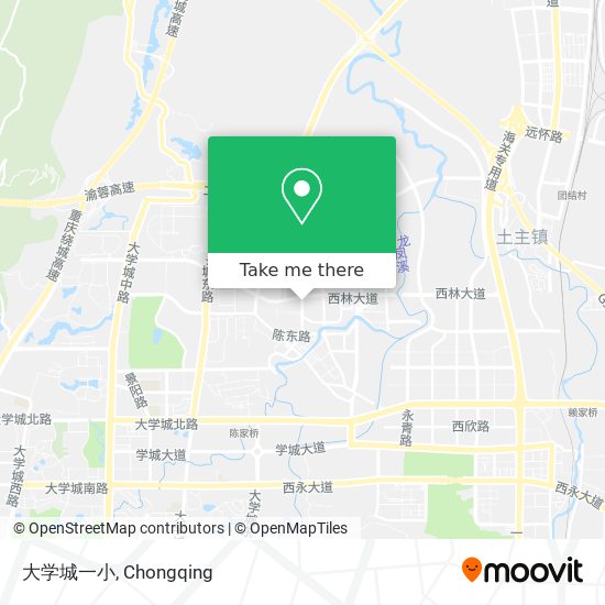 大学城一小 map