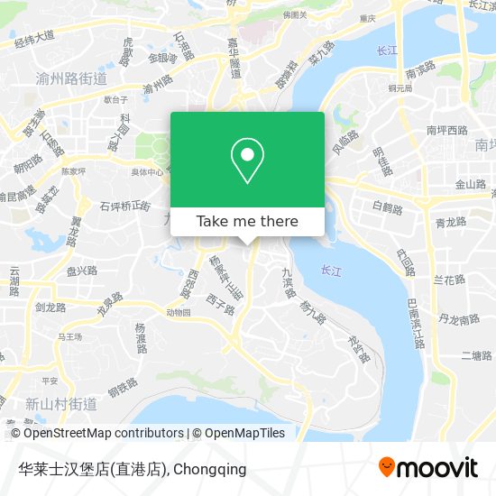 华莱士汉堡店(直港店) map
