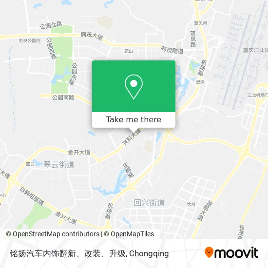 铭扬汽车内饰翻新、改装、升级 map