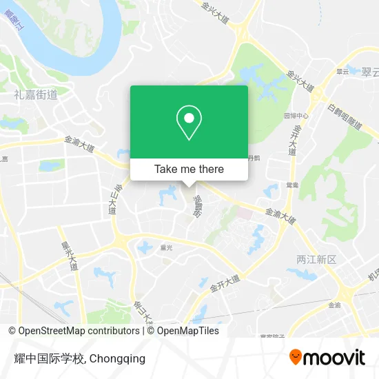 耀中国际学校 map