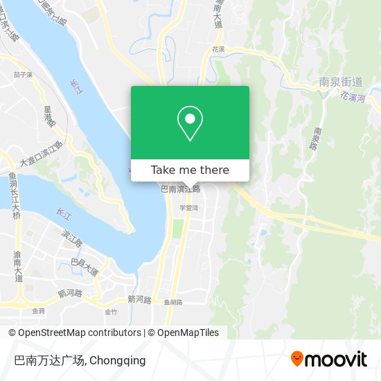 巴南万达广场 map