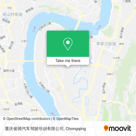 重庆俊骑汽车驾驶培训有限公司 map