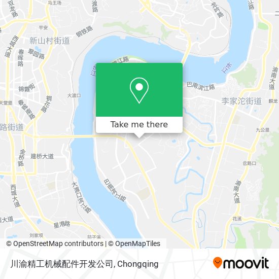 川渝精工机械配件开发公司 map