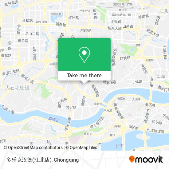 多乐克汉堡(江北店) map