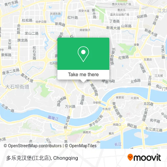 多乐克汉堡(江北店) map