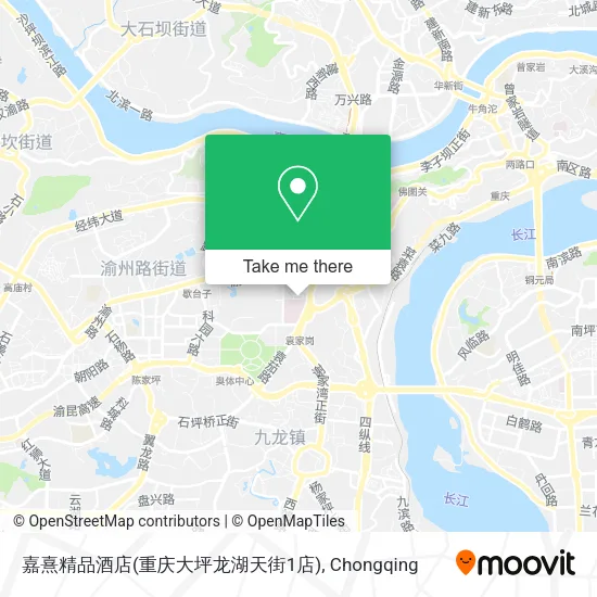 嘉熹精品酒店(重庆大坪龙湖天街1店) map