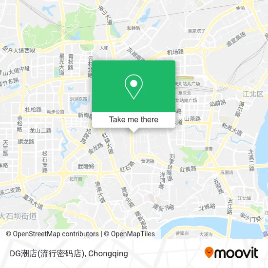 DG潮店(流行密码店) map