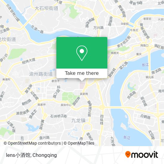 lens小酒馆 map