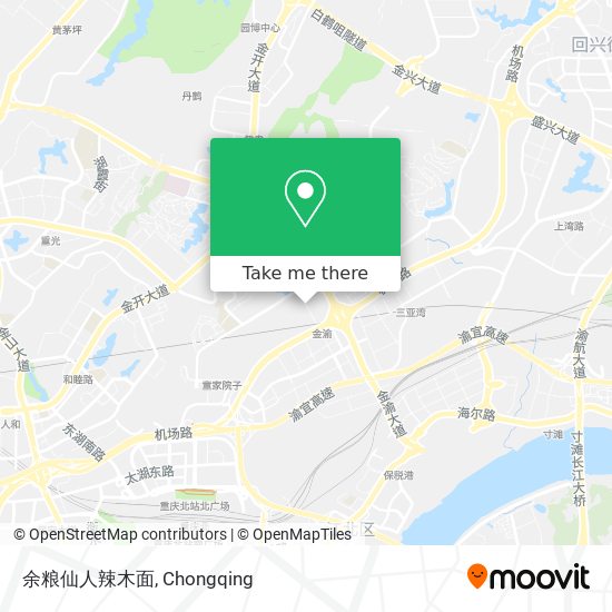 余粮仙人辣木面 map
