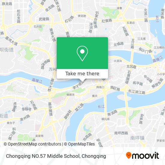 Chongqing NO.57 Middle School map
