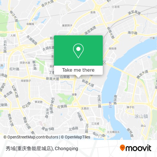 秀域(重庆鲁能星城店) map