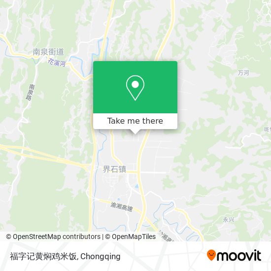 福字记黄焖鸡米饭 map