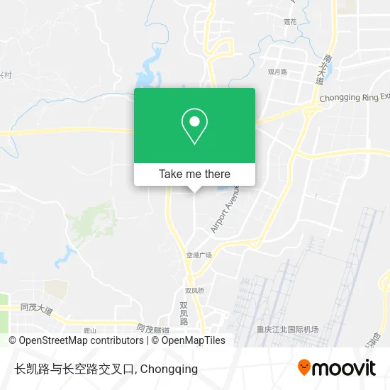 长凯路与长空路交叉口 map