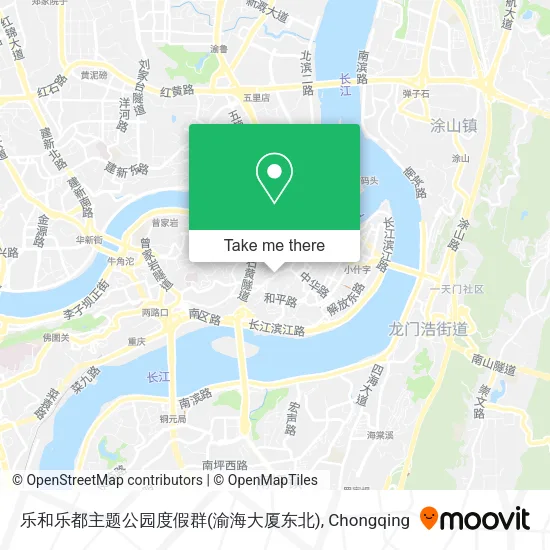 乐和乐都主题公园度假群(渝海大厦东北) map