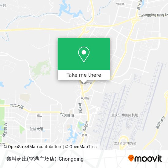 鑫斛药庄(空港广场店) map