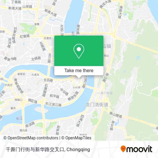 千厮门行街与新华路交叉口 map